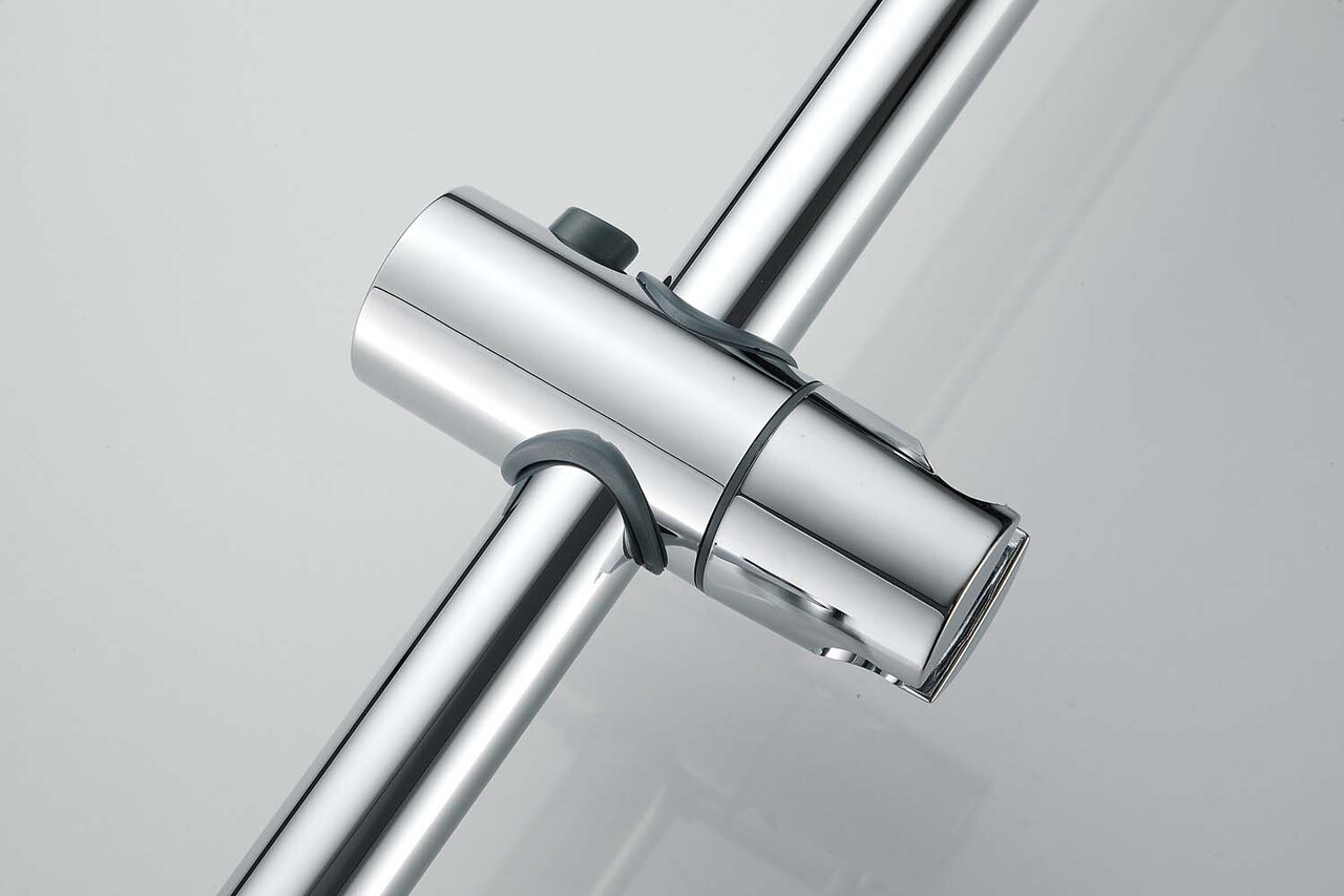 Saniclear Talpa doucheset met thermostatische kraan, handdouche en glijstang chroom