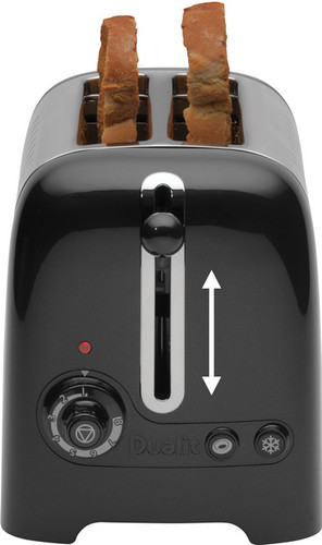 Dualit Lite Gloss 2-slot Zwart