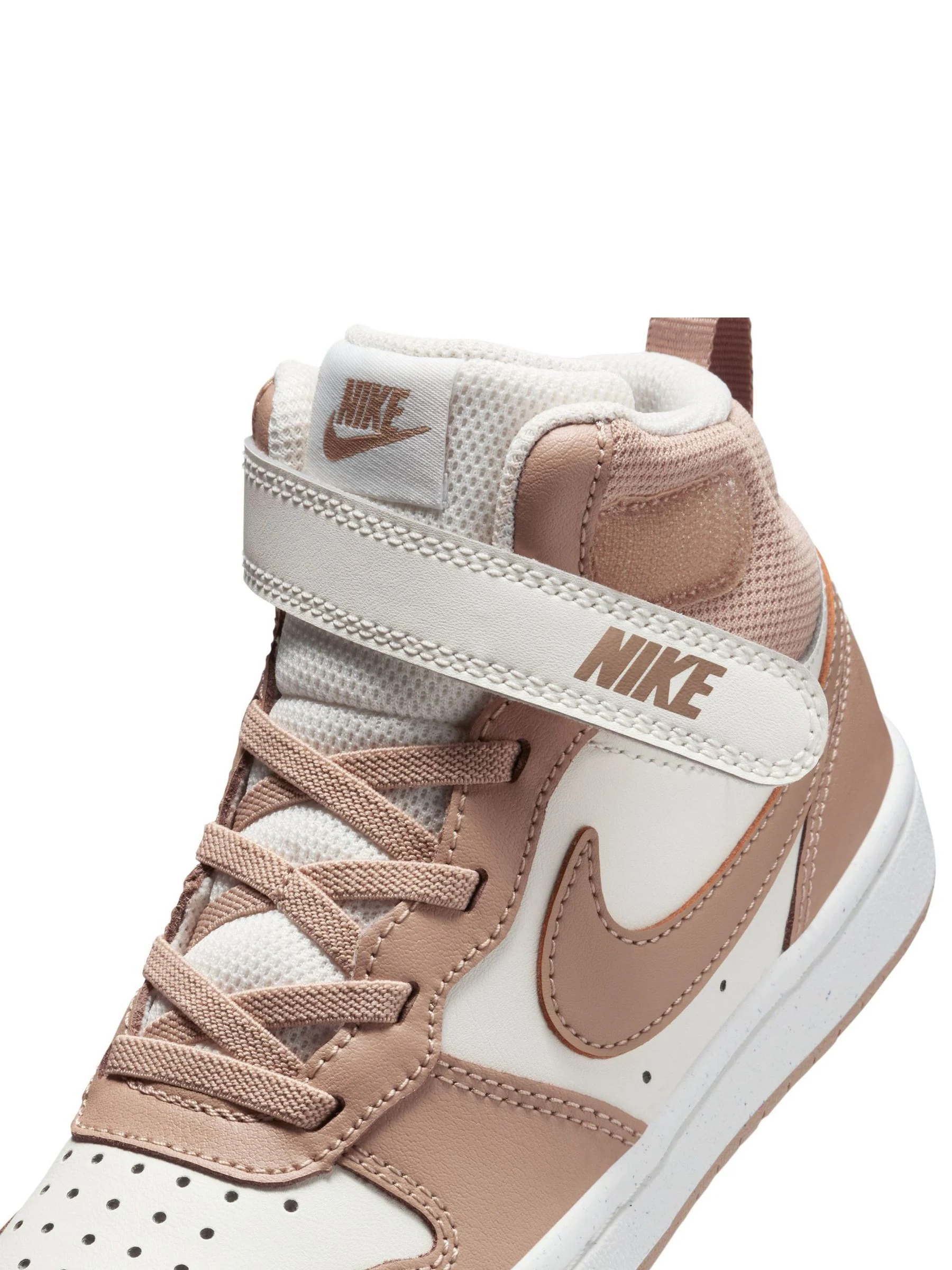 Natural Hemp Pale Ivory - Nike - Junior Court Borough halfhoge sneakers