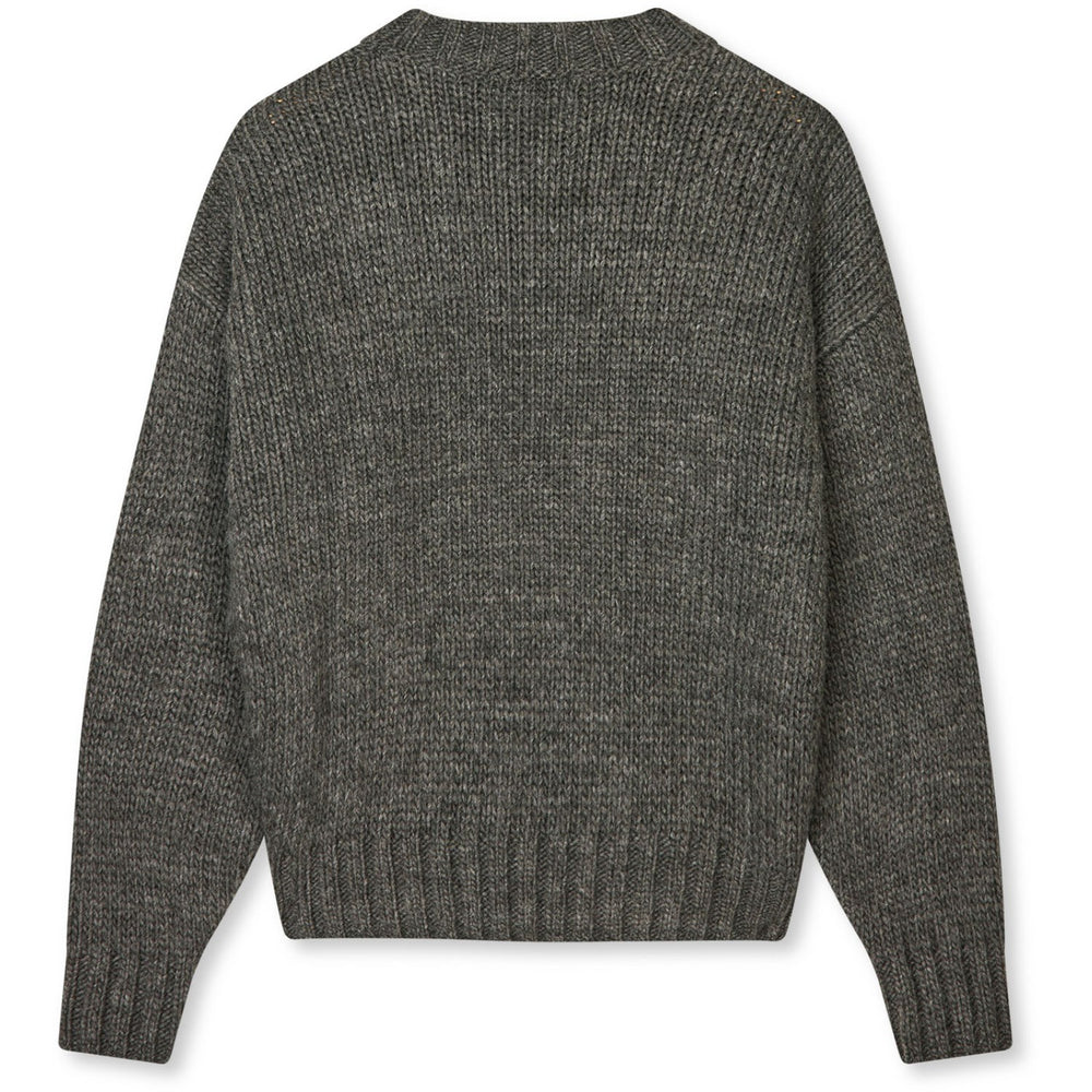 Køb Mads Nørgaard Charcoal Melange/Nature Melang Crash Tilonina Sweater
