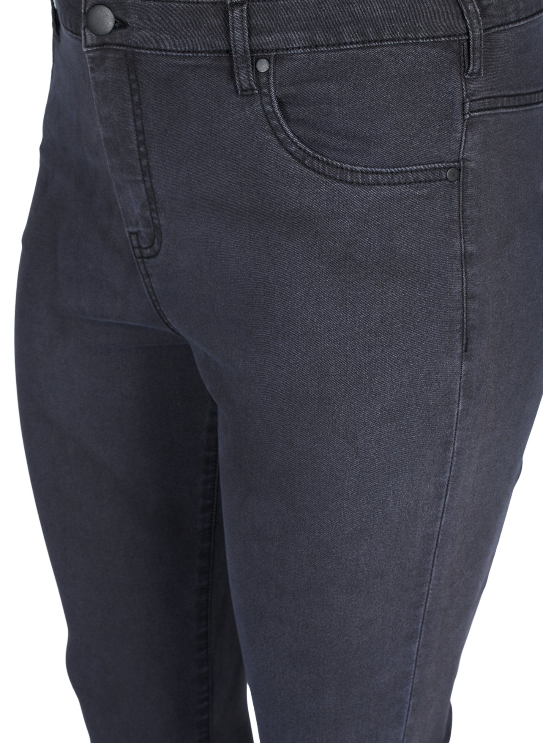 Højtaljede super slim Amy jeans