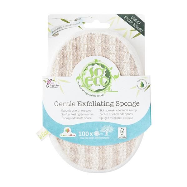 Esponja Esfoliante Suave Algodão Rami