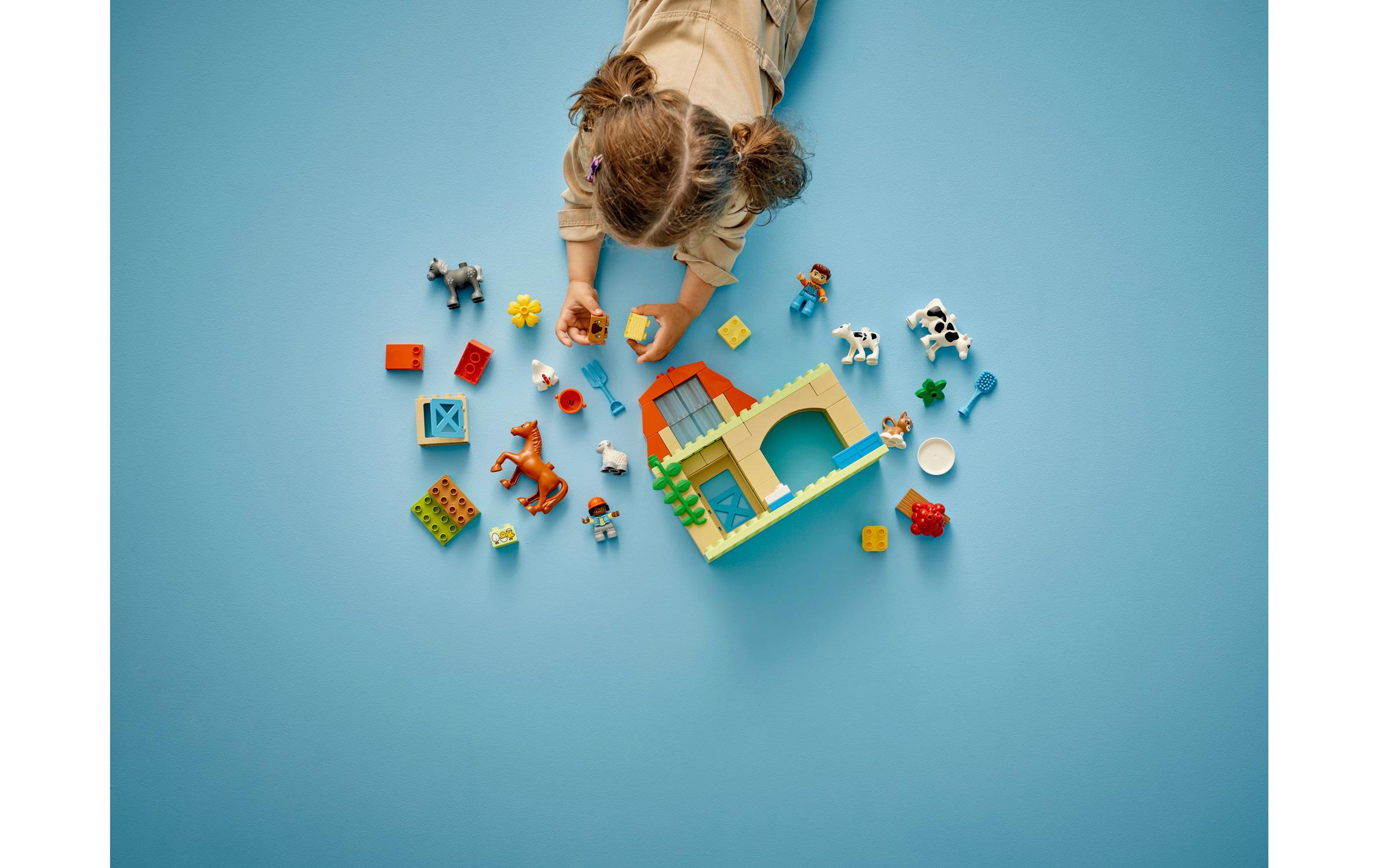 DUPLO® Tierpflege auf dem Bauernhof 10416Bauernhof-Spielset