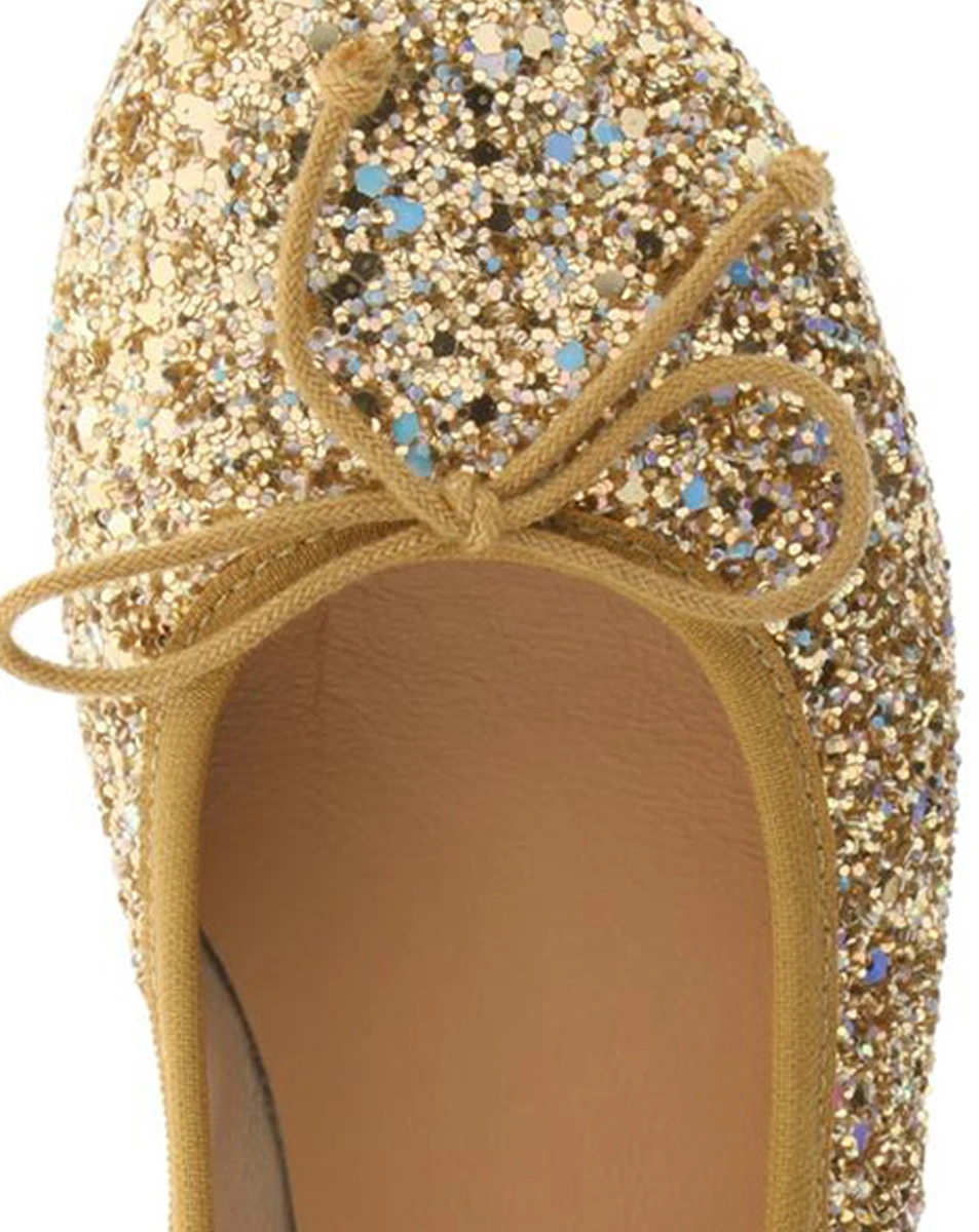 Ballerinas BRILLIANTINA in gold