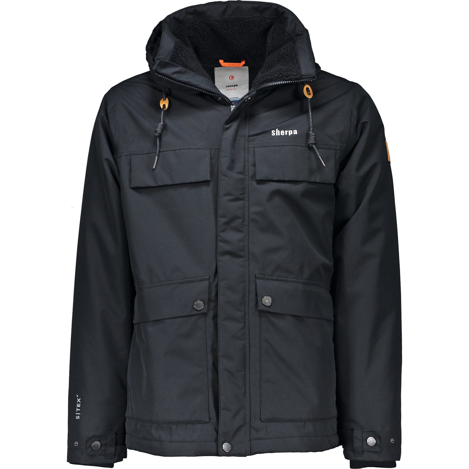 Sherpa Herren-Jacke Seti S, schwarz