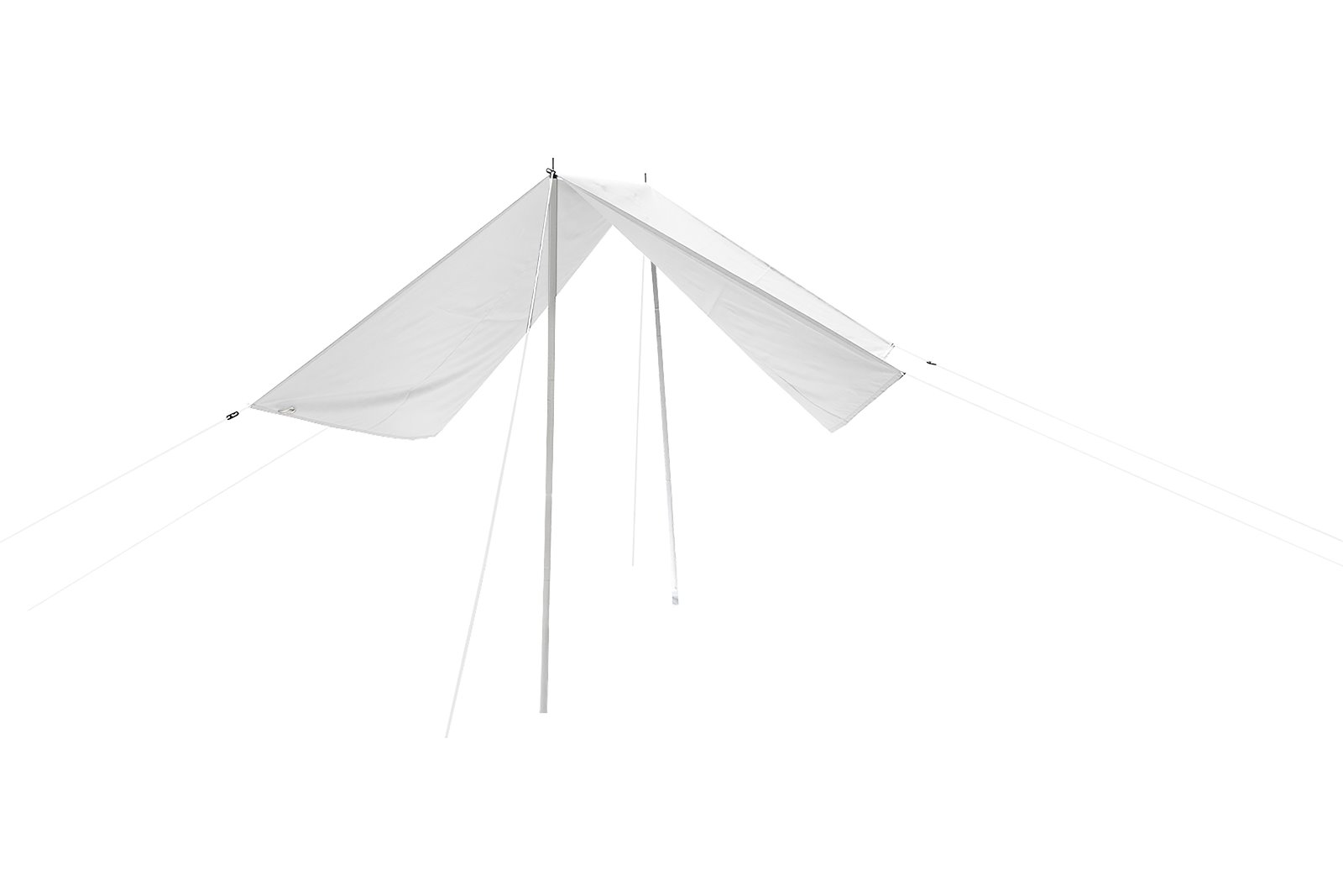 Marina strandparasoll Offwhite tekstilduk 140x180 cm. Oppbevaringsbag medfølger.