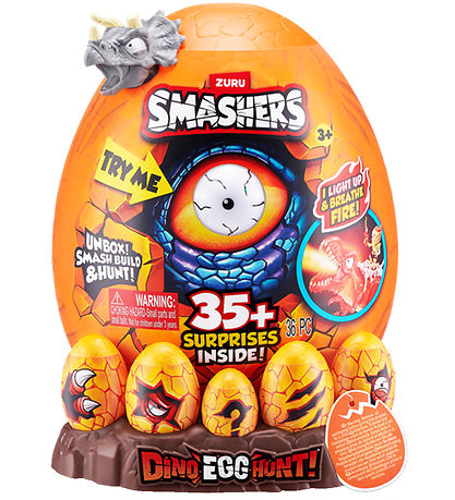 Smashers Spielzeug - Dino Eiersuche - 35+ Überraschungen