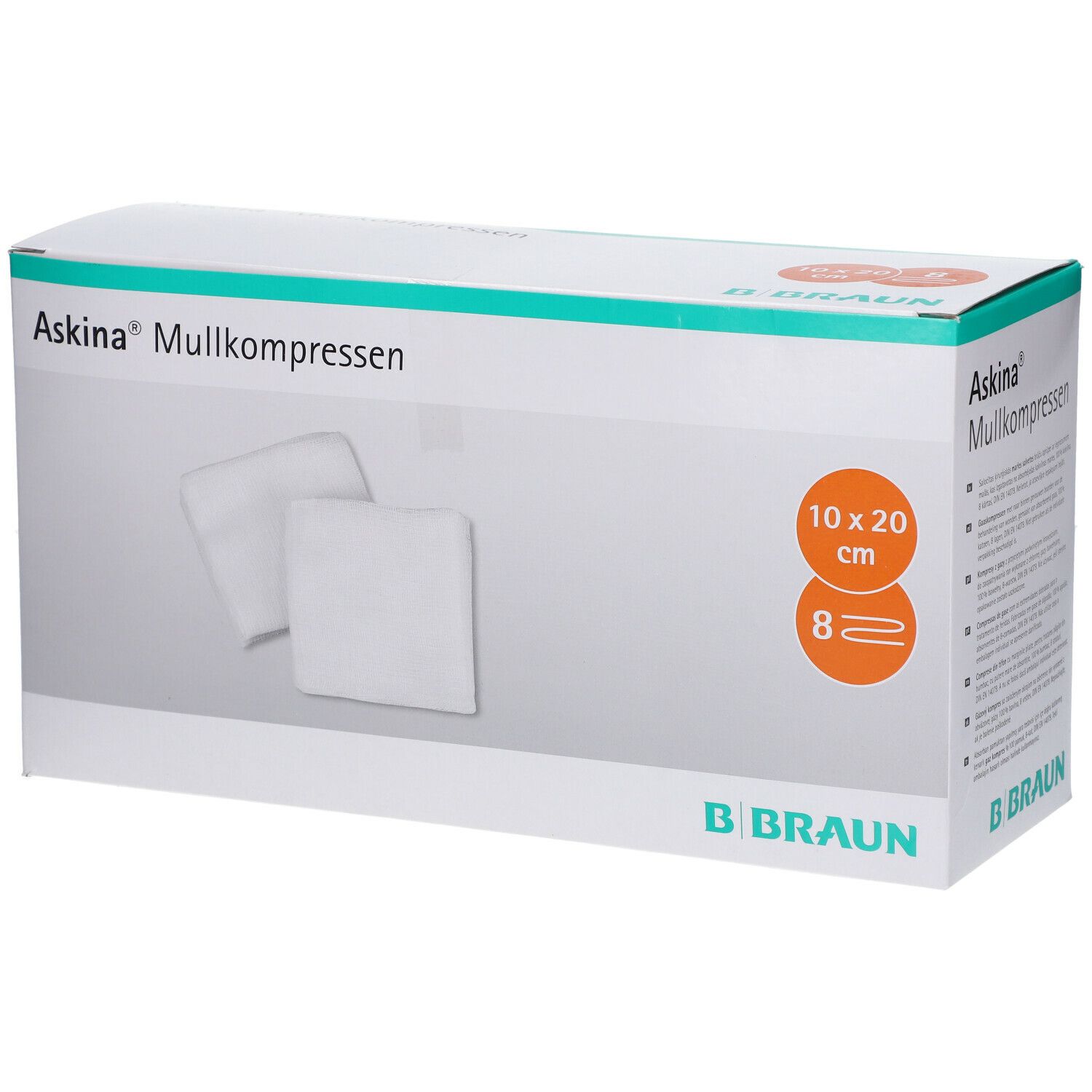 Askina® Mullkompressen 10 x 20 cm steril