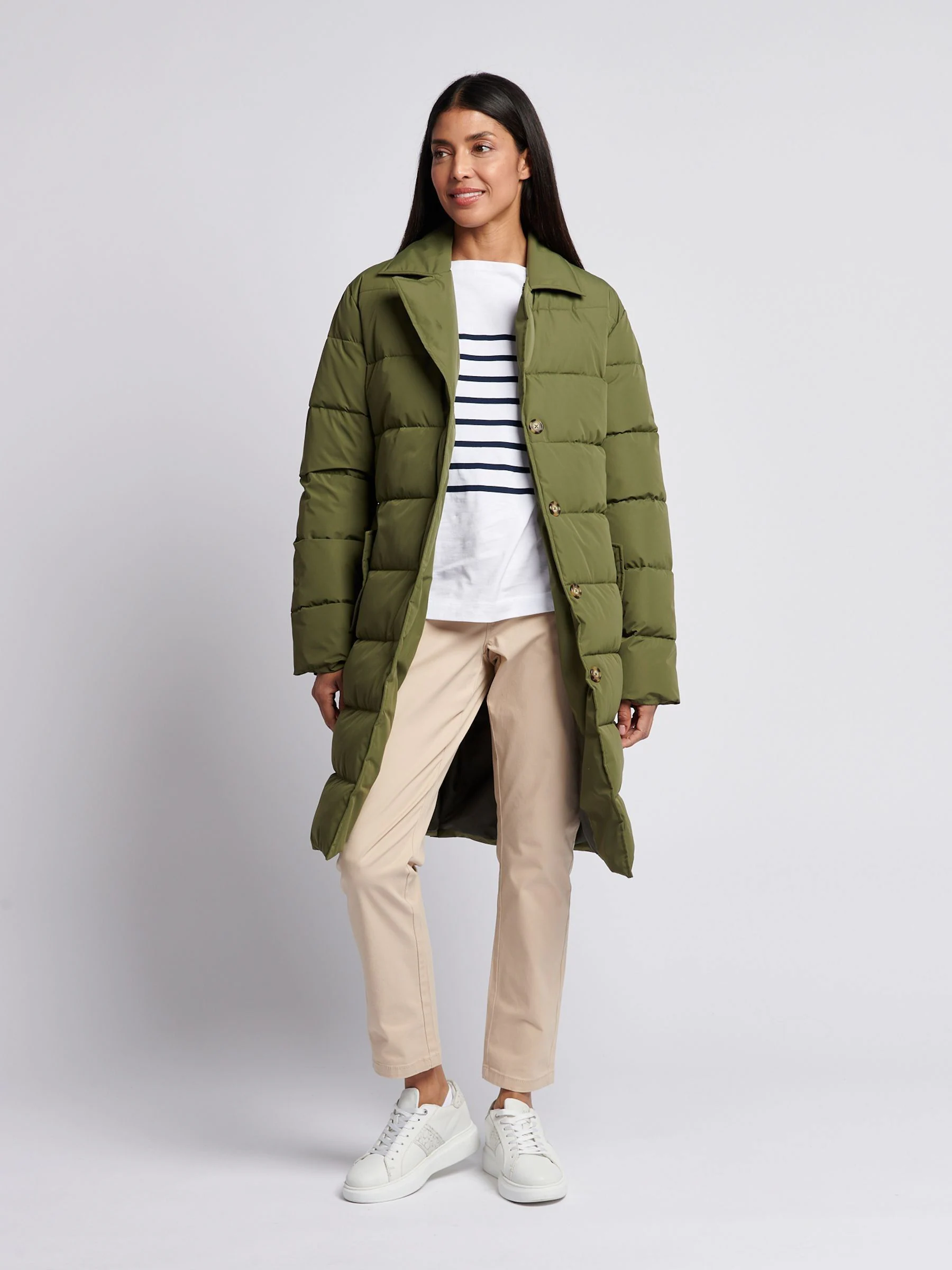 Groen - U.S. Polo Assn. Puffer Trench Coat