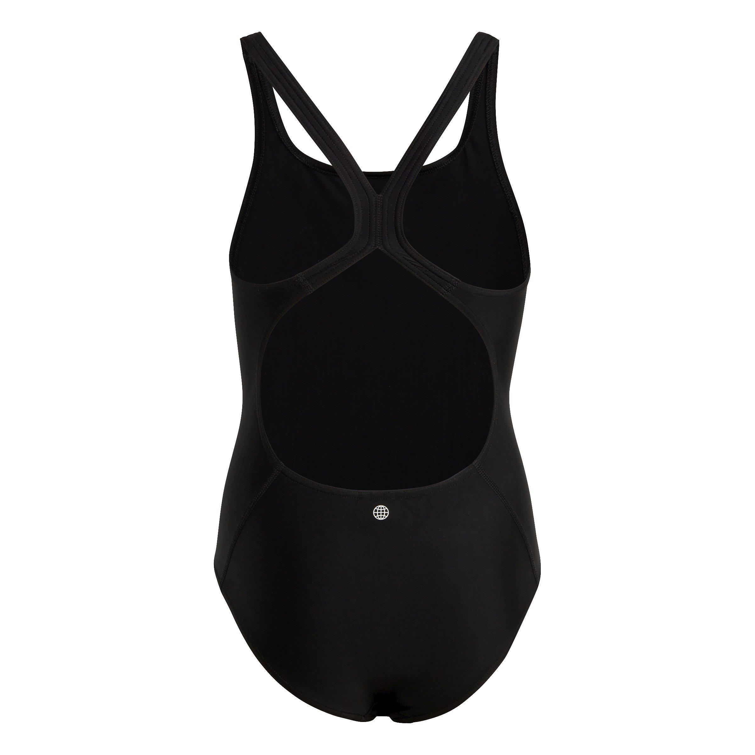 adidas Solid Small Logo Swimsuit