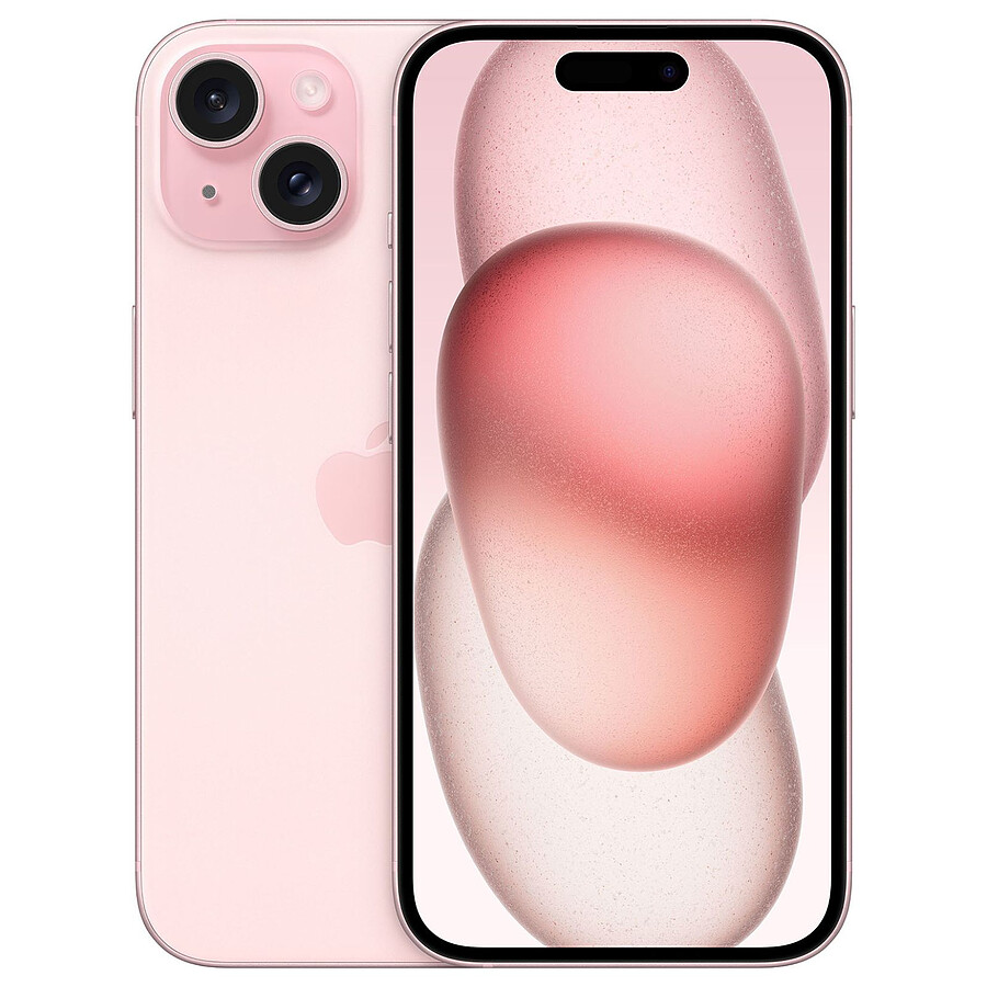Apple iPhone 15 Rose - 128 Go · Reconditionné