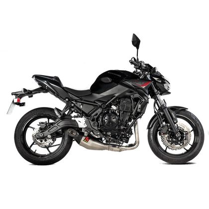 Ligne Complète Akrapovic Racing titane Embout carbone - Gris