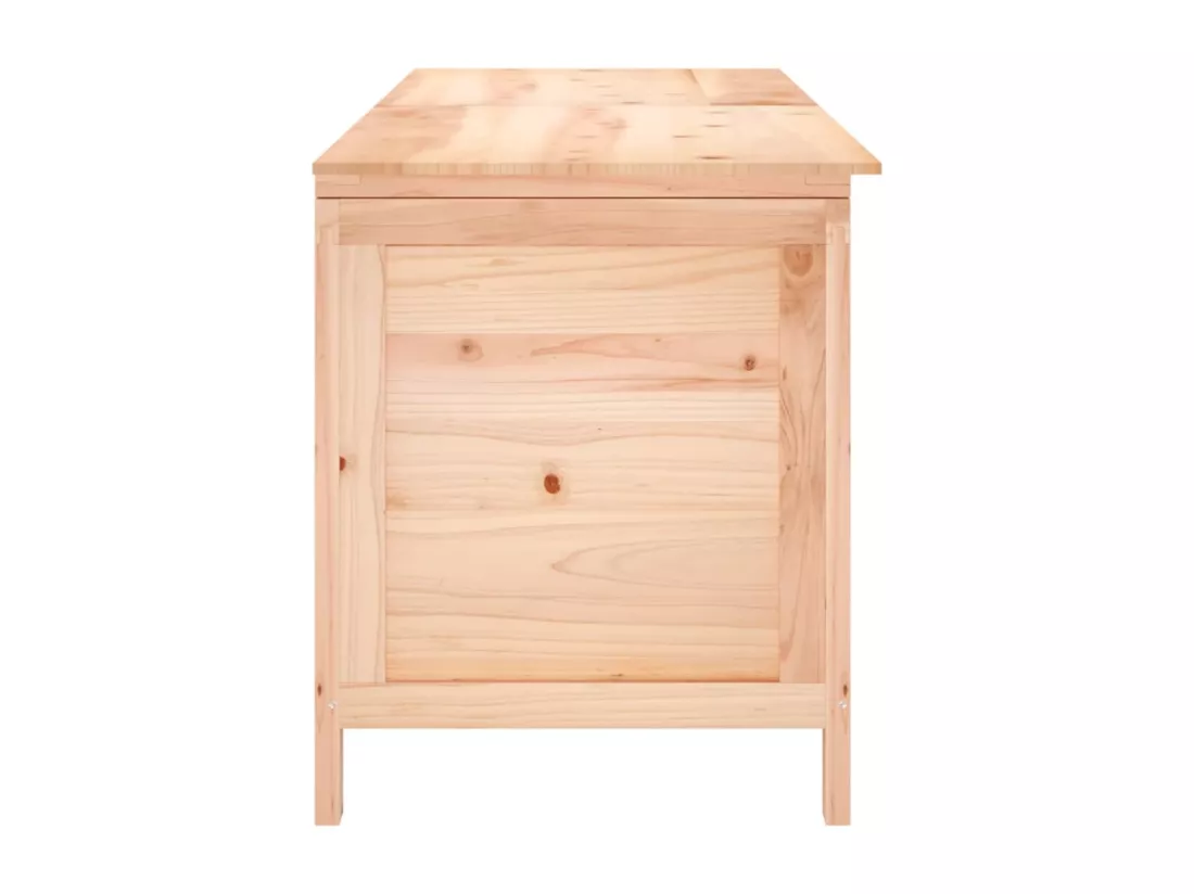 Boîte de rangement de jardin 150x50x56,5 cm bois massif sapin