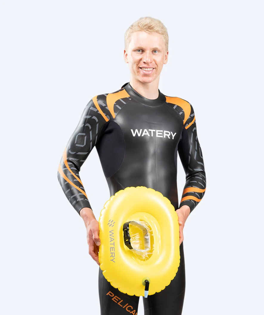 Watery svømmebøje til svømning - Donut - Gul