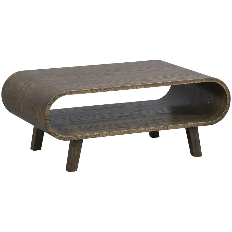 Salontafel Matteo - walnoot - 37x90x55 cm