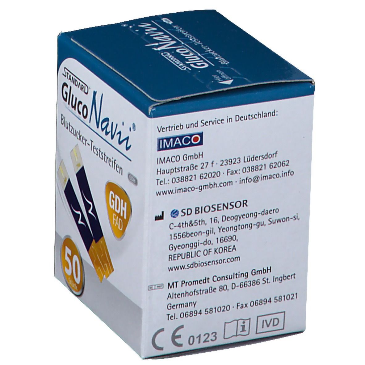 SD GlucoNavii® Blutzucker-Teststreifen GDH FAD