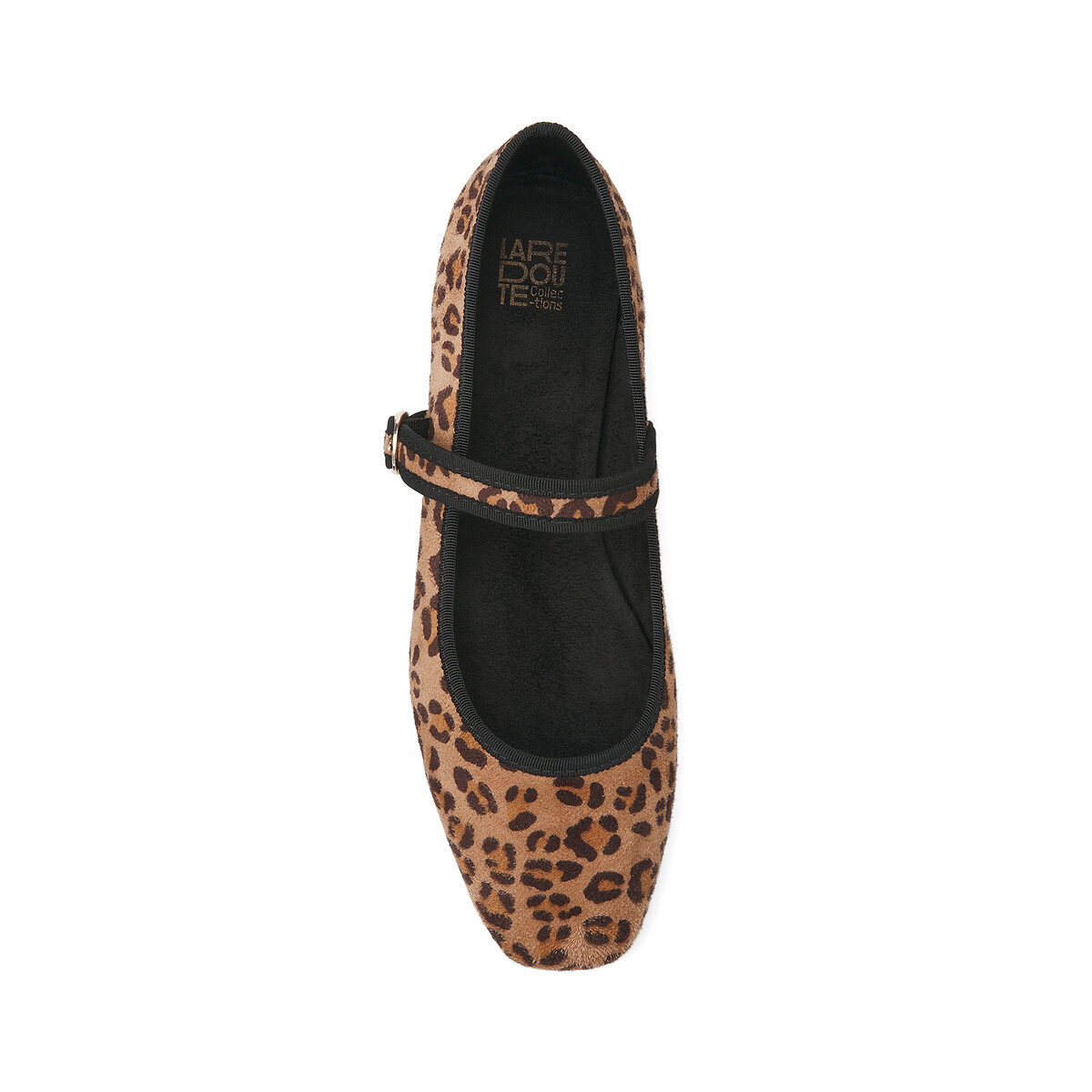 COLEÇÕES LA REDOUTE<br>Sapatilhas de balé com estampa de leopardo