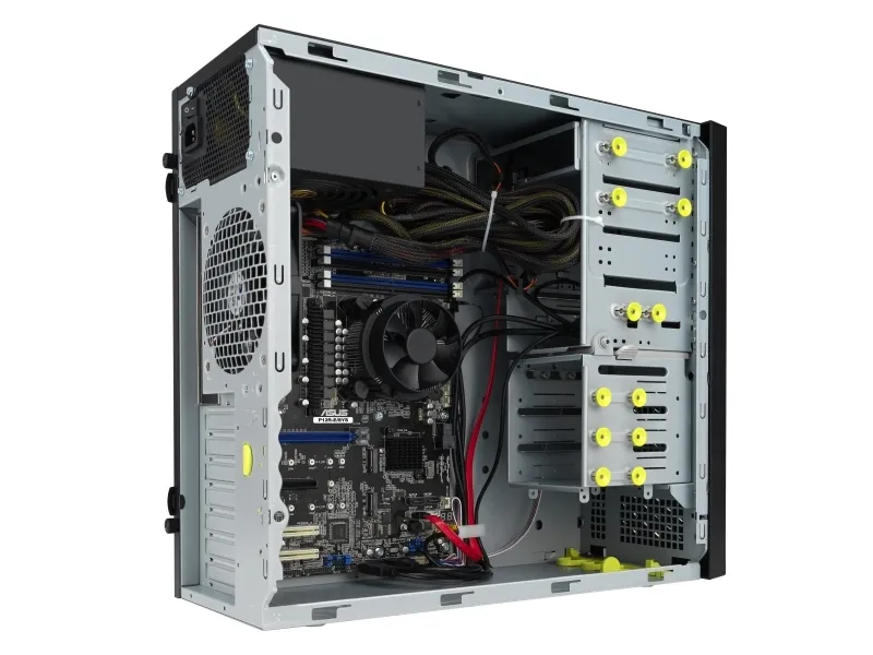 ASUS TS100-E11-PI4 - Server - tower envejs - uden CPU - RAM 0 GB - ingen HDD - AST2600 - Gigabit Ethernet - intet OS - skærm: ingen - sort