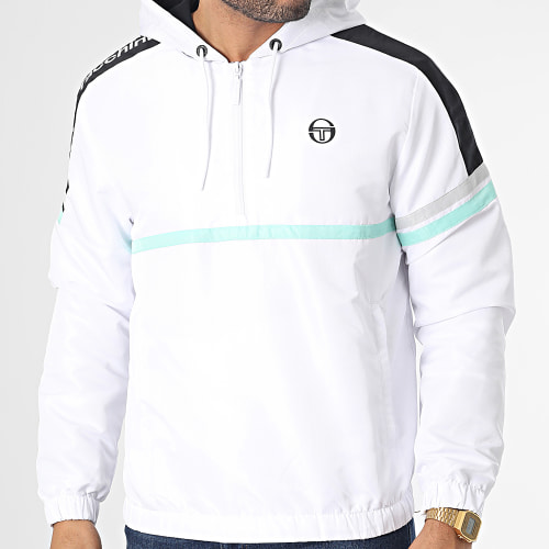 Veste Capuche Col Zippé Jura 39970 Blanc