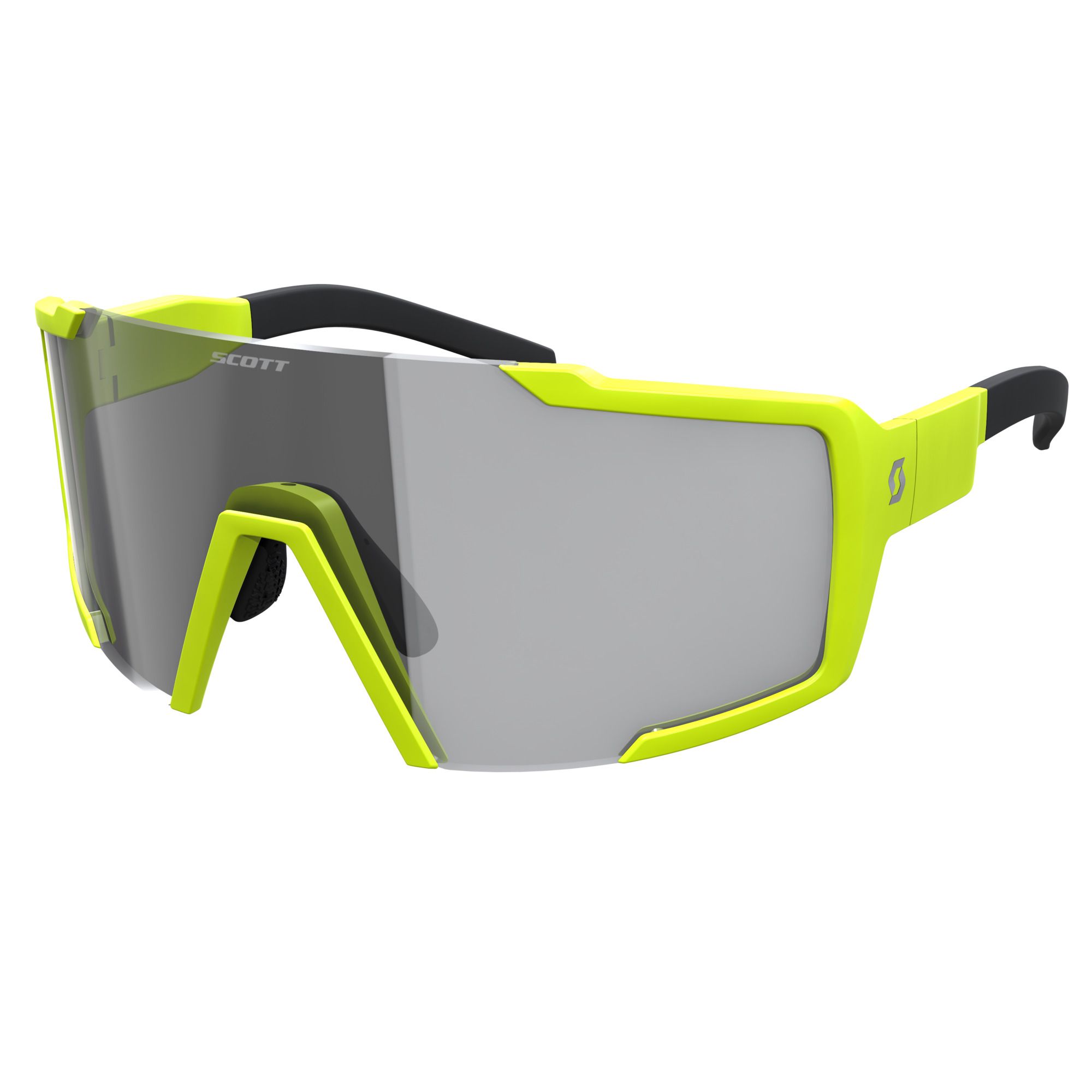 SCOTT Shield Cykelbriller Light Sensitive Gul