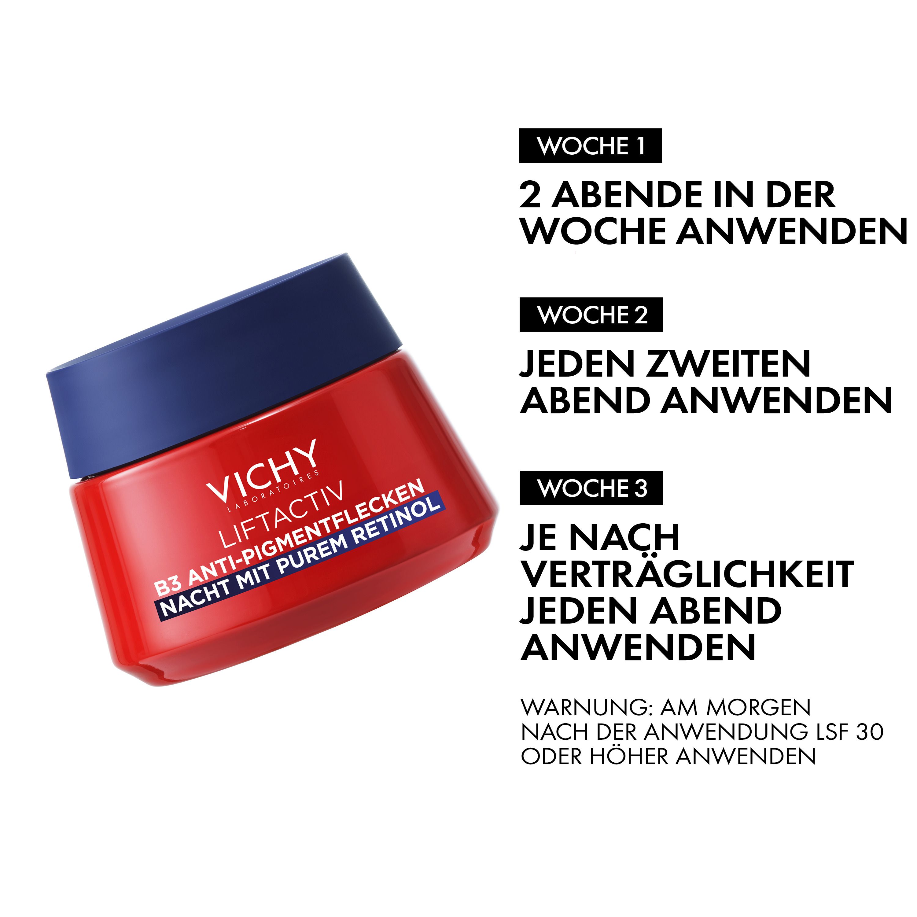 Vichy LIFTACTIV B3 Retinol Anti-Pigmentflecken Nachtcreme