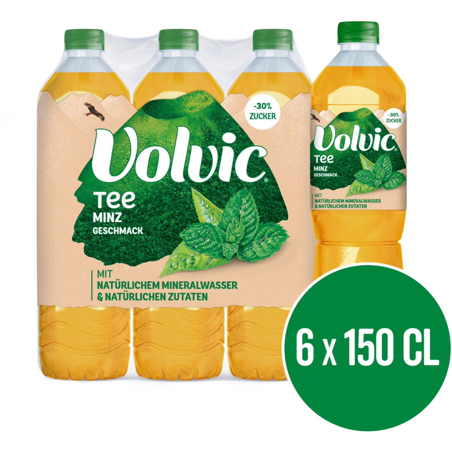 Volvic Tea Mint 6x1,5L