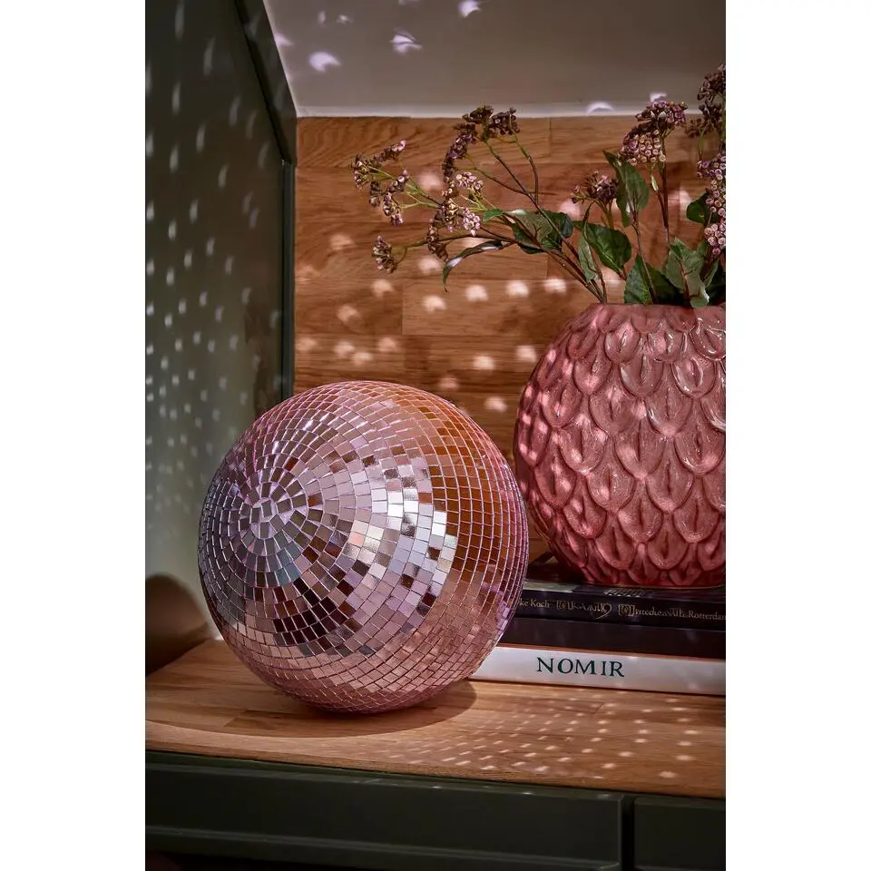 Mica Decorations Kerst Discobal - Ø30 cm - Lila