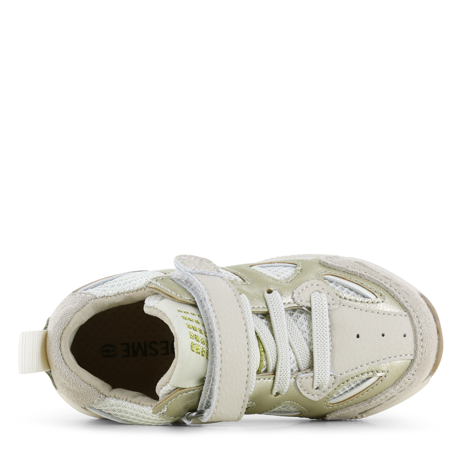 Shoesme gouden sneaker Mesh, Microfiber leer, Suède | Meisjes schoenen