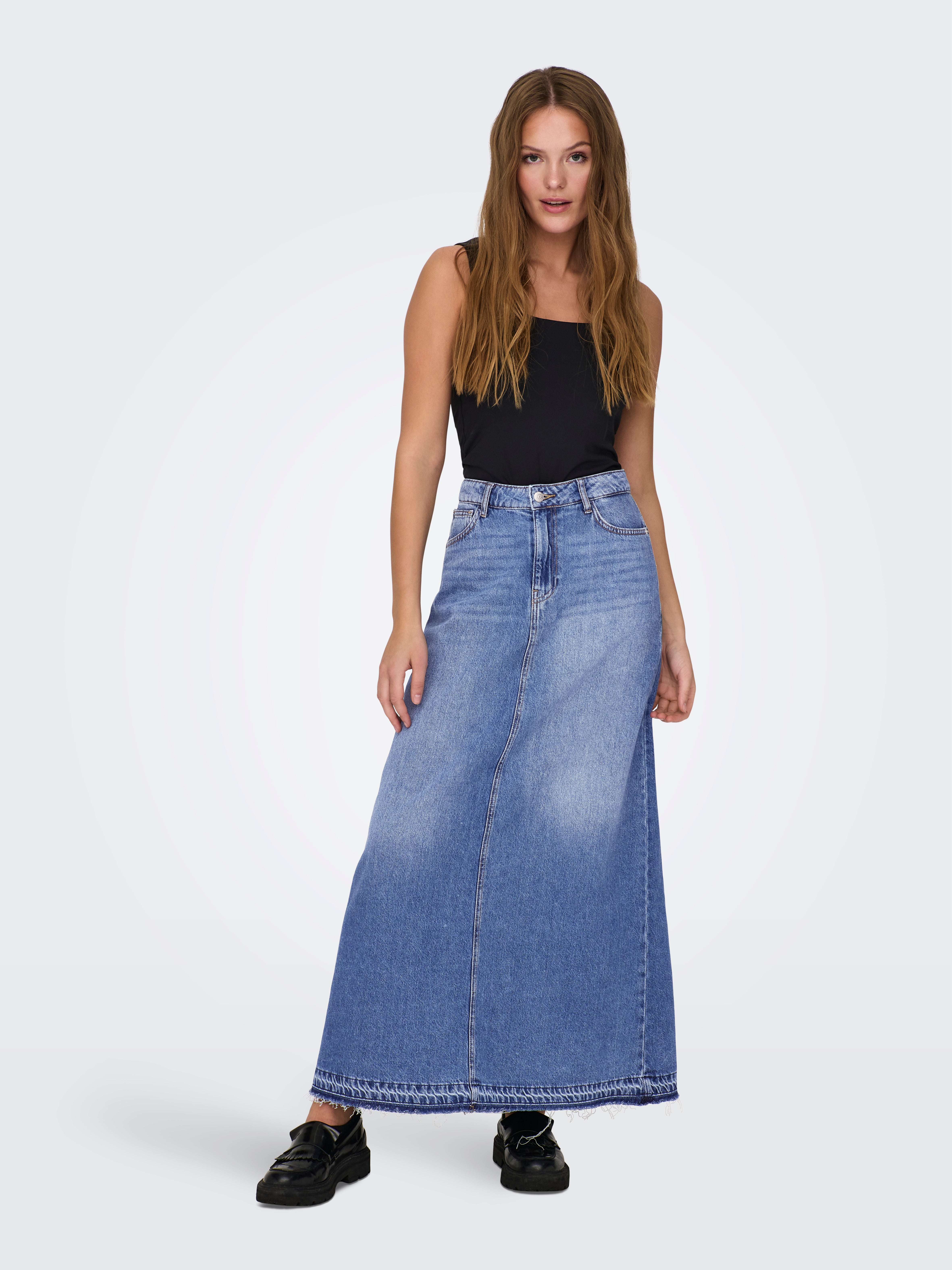 ONLVERA Jeansrock Medium Blue Denim