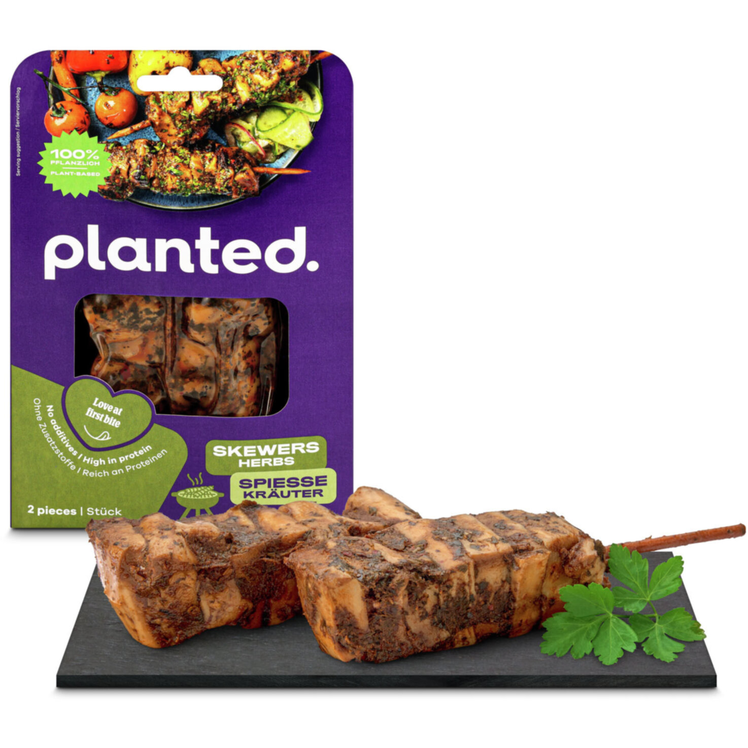 Planted Skewers Herbs 2x100g -