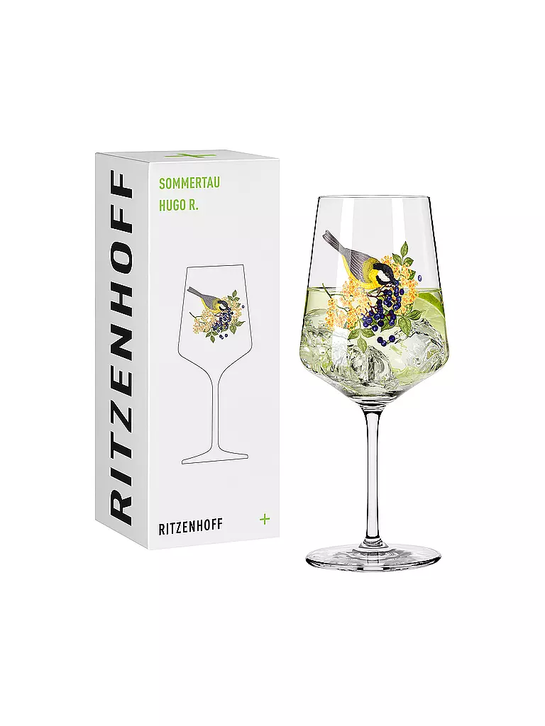 RITZENHOFF Aperitifglas SOMMERTAU HUGO #15 Ritzenhoff Design Team 2023 bunt