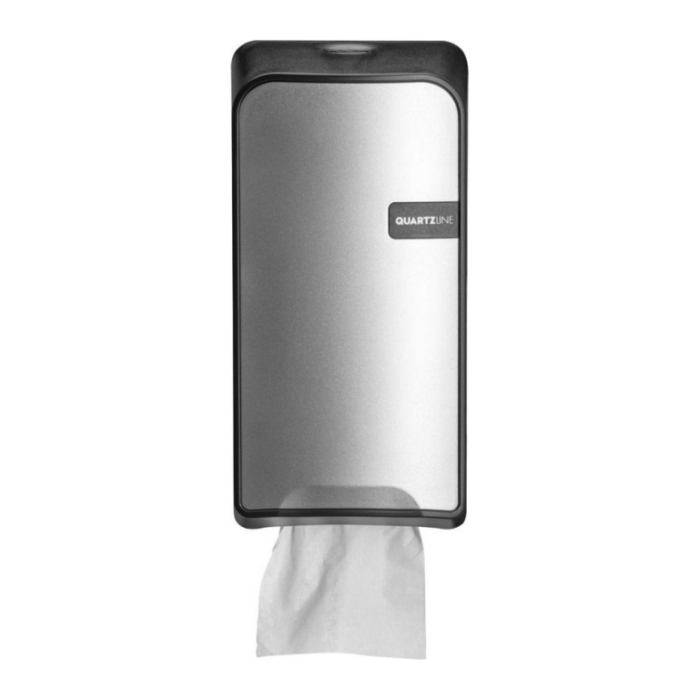 Euro Products | Quartz | Toiletrolhouder | Bulkpack | Zilver