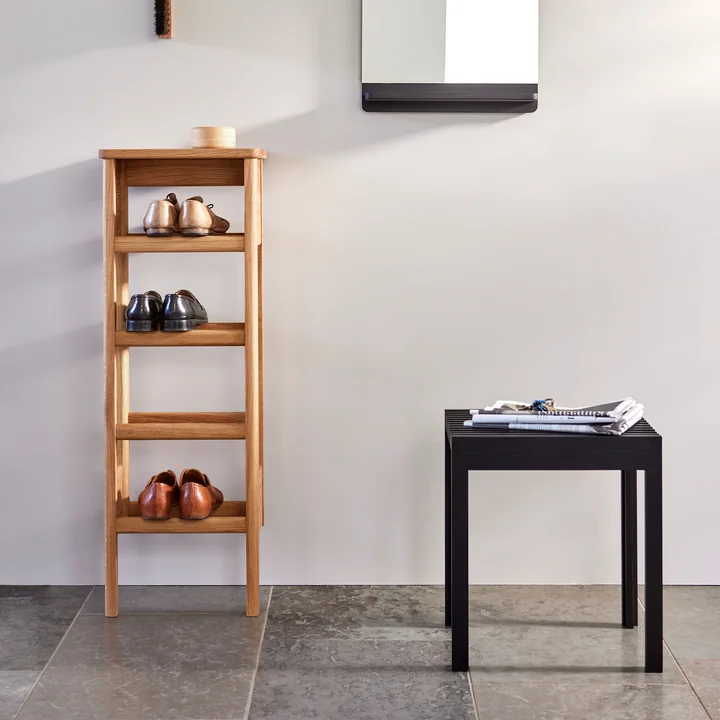 Form & Refine - A Line Schuhregal 72 cm, Eiche