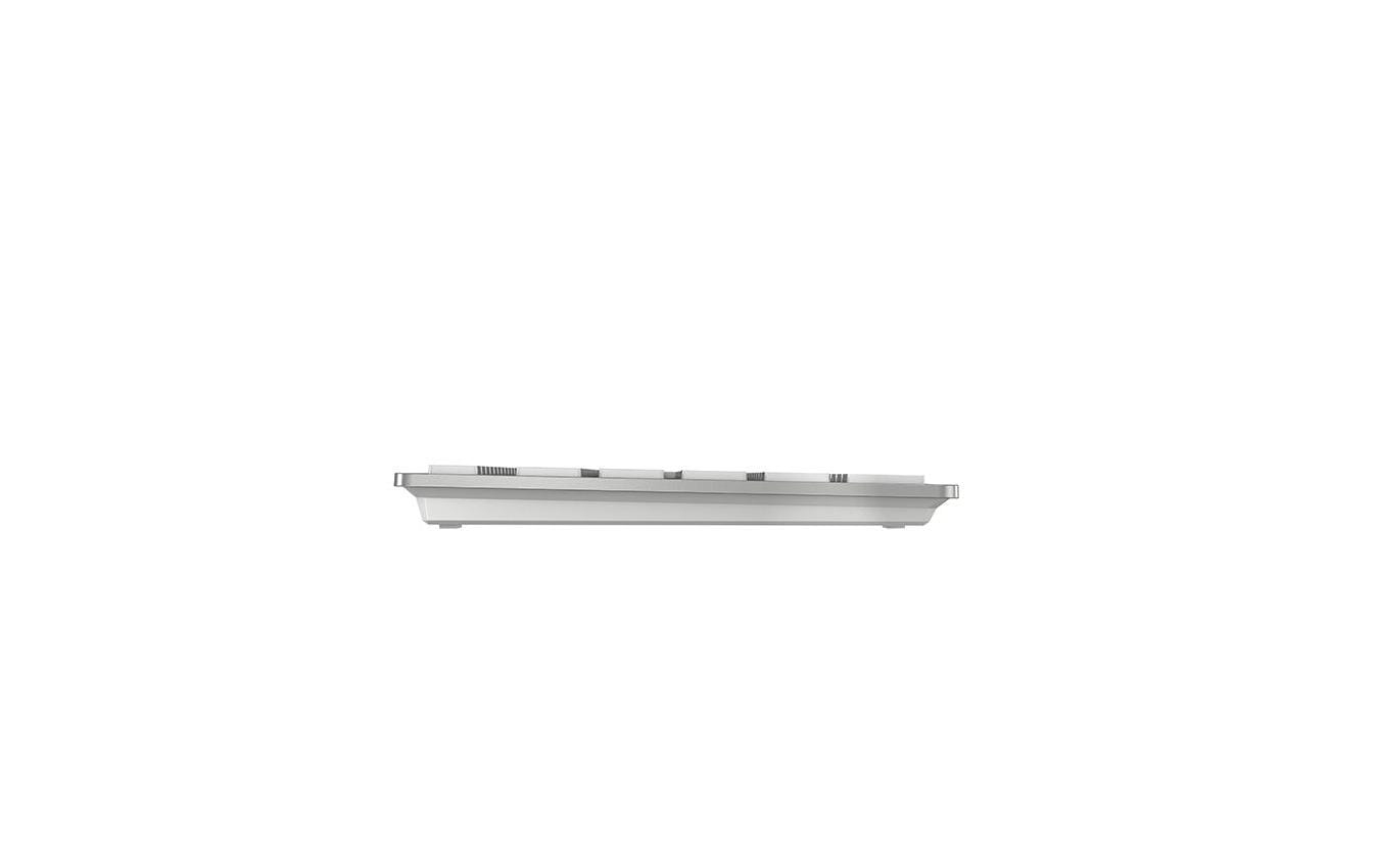 Tastatur-Maus-Set DW 9100 Slim Weiss / Silber<br>Hochwertiges und kabelloses Desktop-Set mit elegantem Deisgn