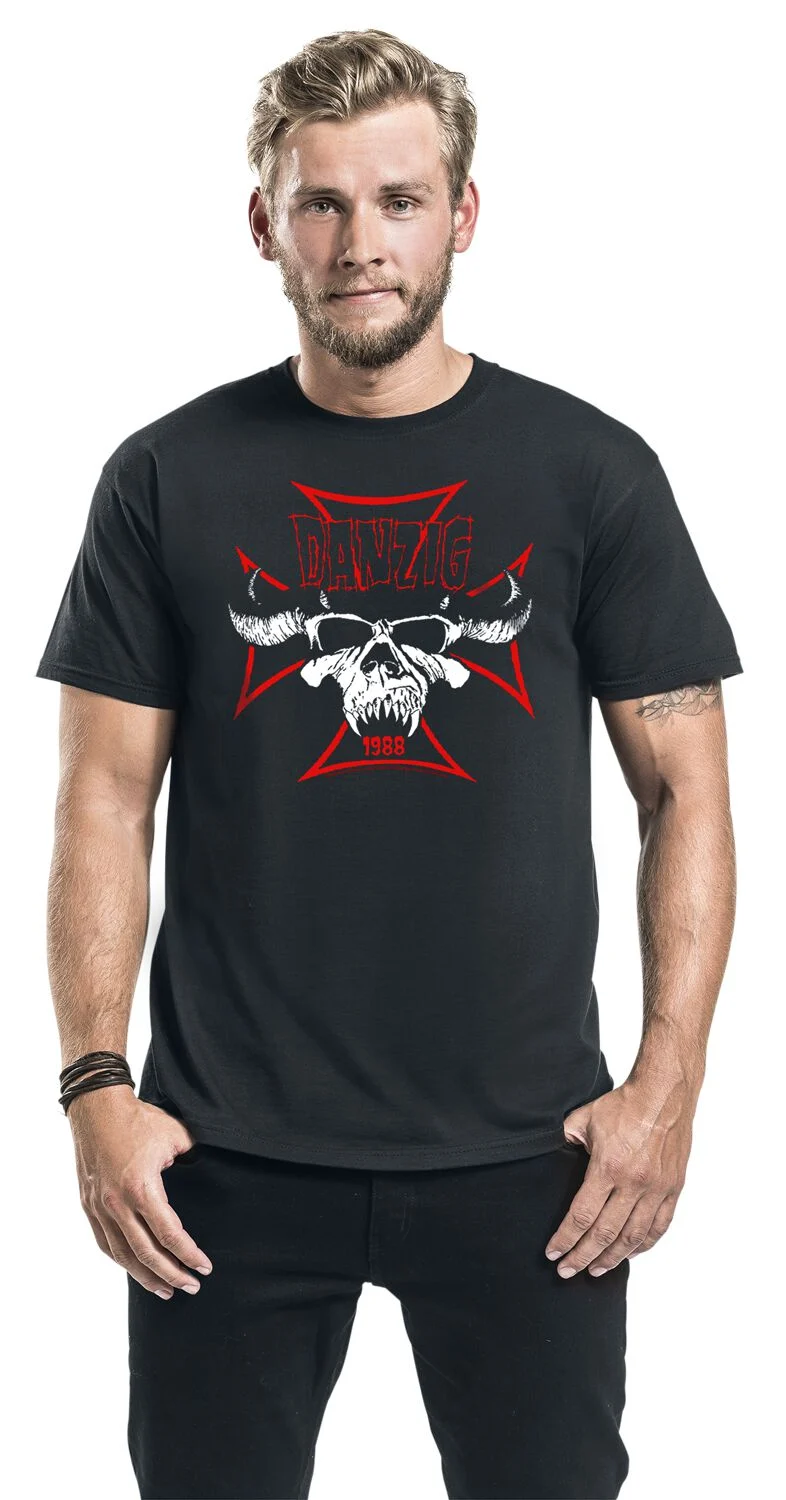Cross Skull | Danzig T-Shirt Manches courtes
