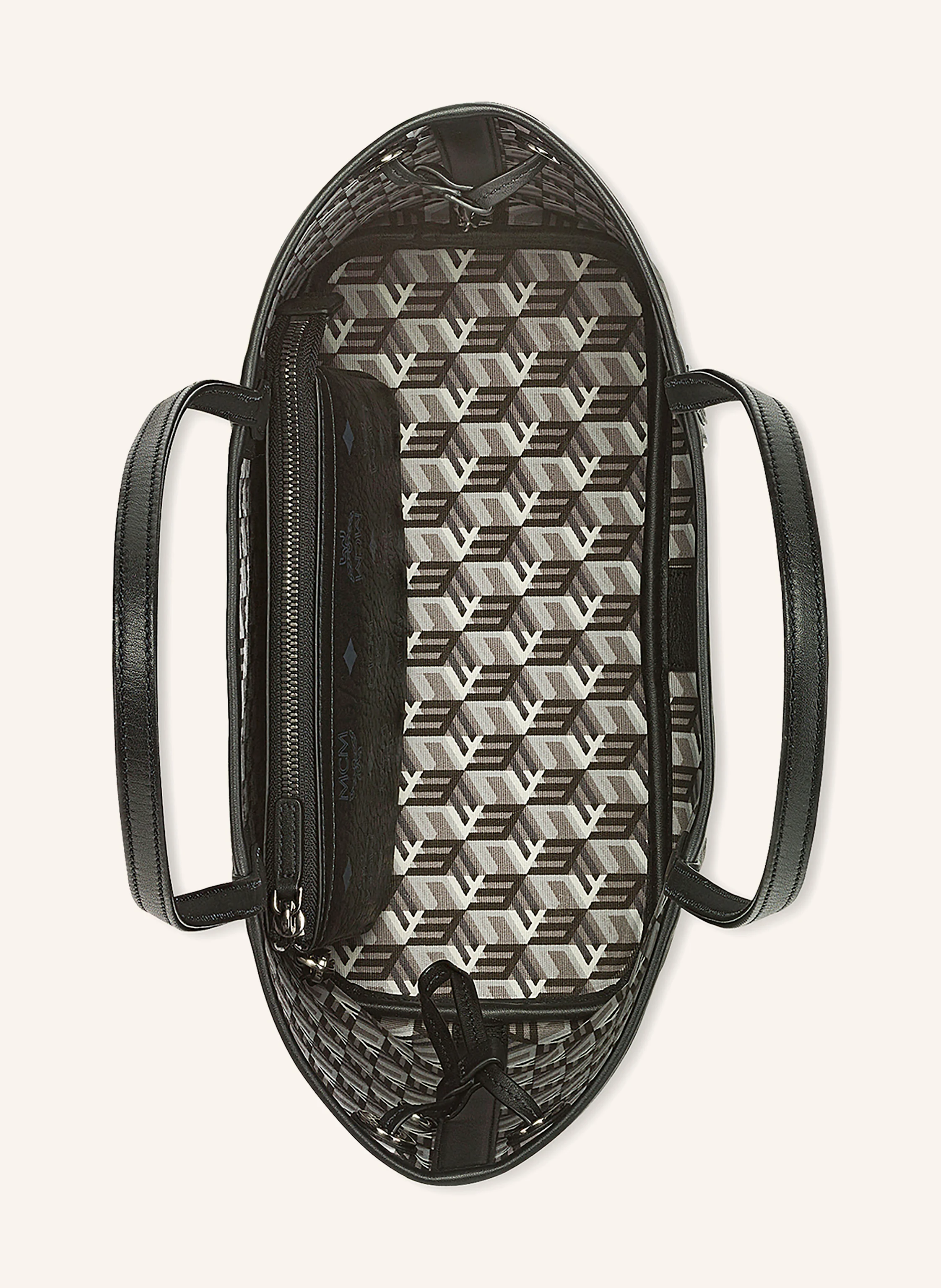 MCM Shopper LIZ SMALL zum Wenden mit Pouch