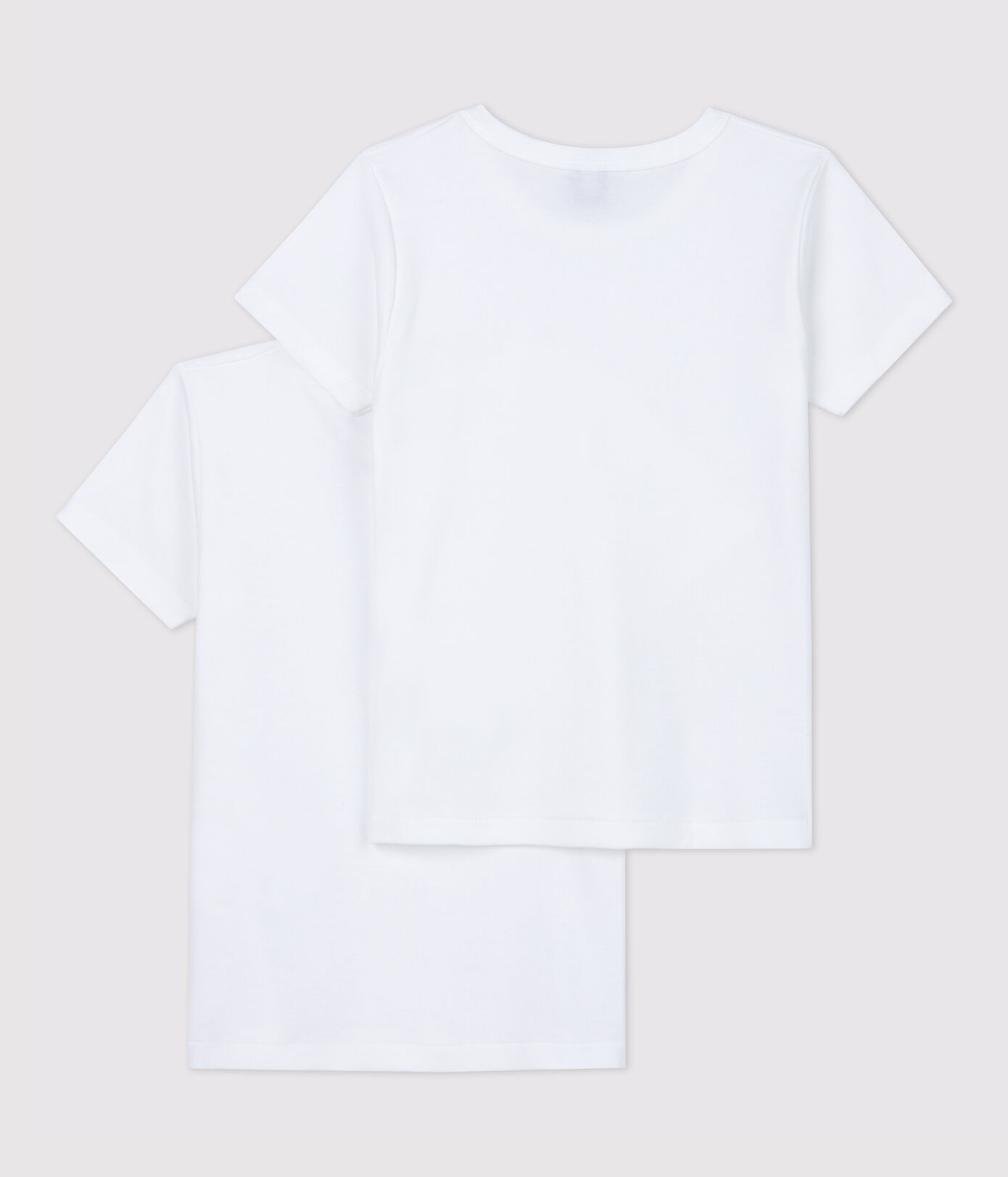 Lots de 2 tee-shirts manches courtes blancs petit garçon