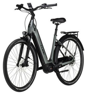 Vélo de Ville Électrique Cube Supreme RT Hybrid Pro 500 Easy Entry Shimano Nexus 8V 500 Wh 700 mm Gris Flash
