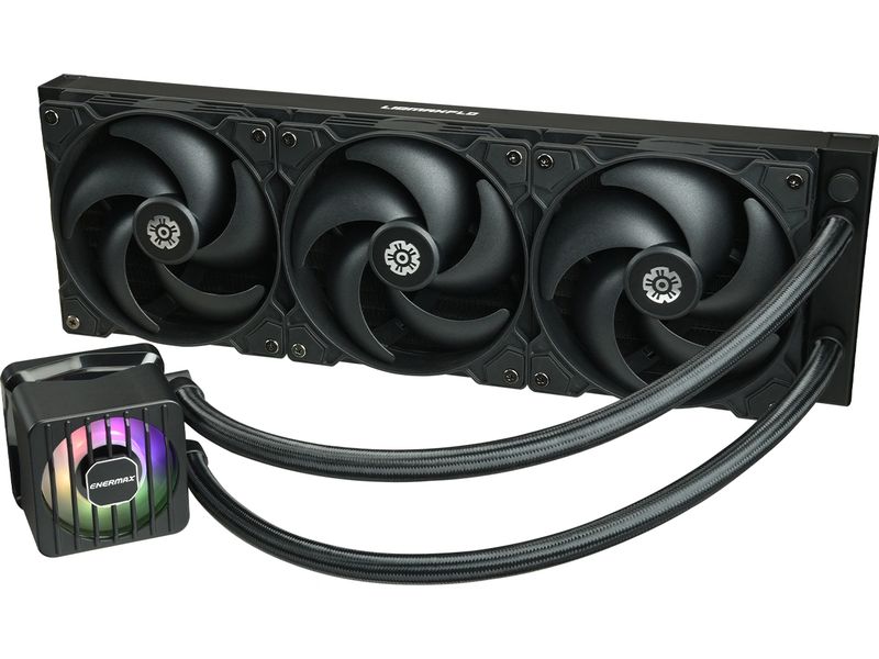 Enermax Wasserkühlung LIQMAXFLO SR 360 AIO-Wasserkühlung mit erweiterter Xtreme-Zweikammerpumpe