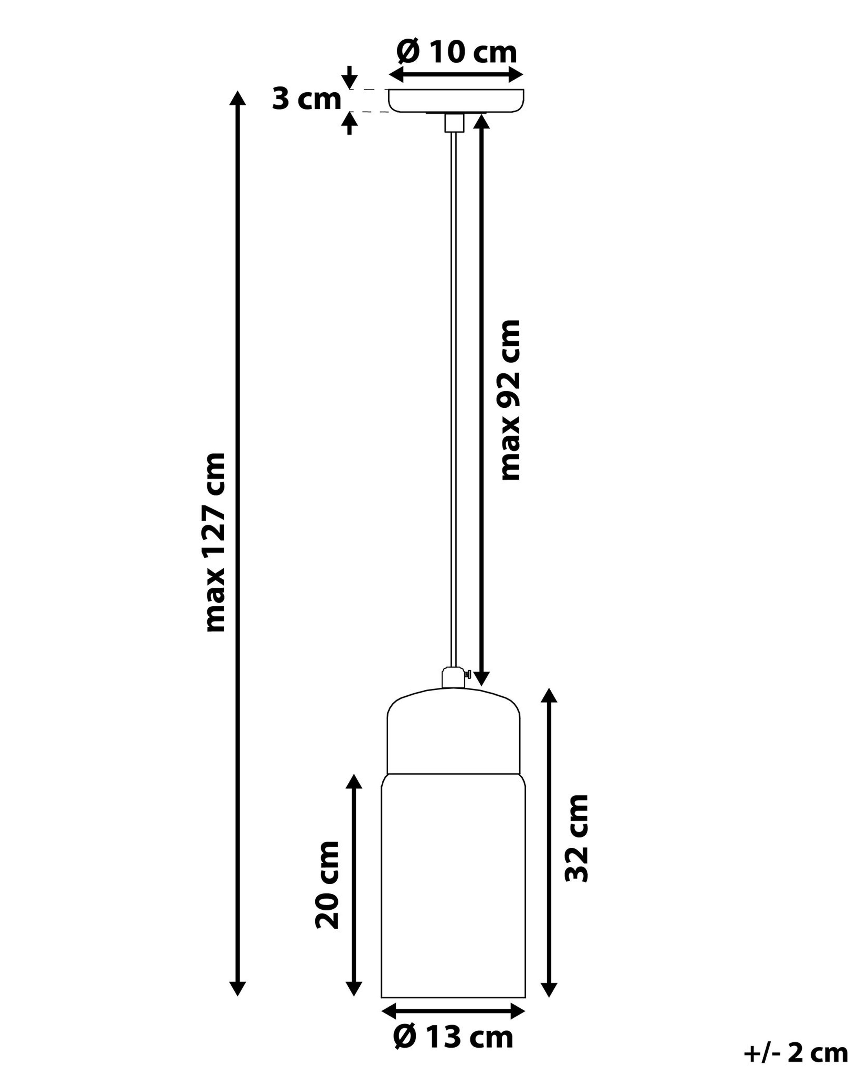 Hanglamp PURUS Glas Wit