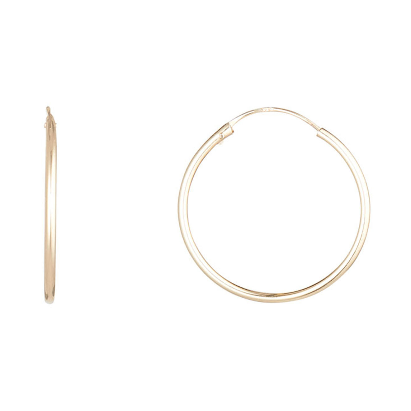 Instant d'Or Boucles d'oreilles Sublimes créoles or jaune