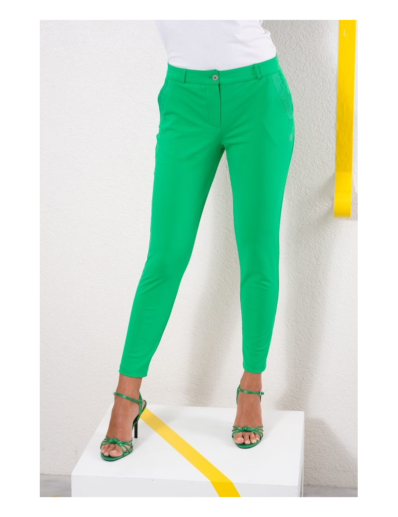 HBT PANTALON CITY CHRISTINA ESSENTIELS VERT