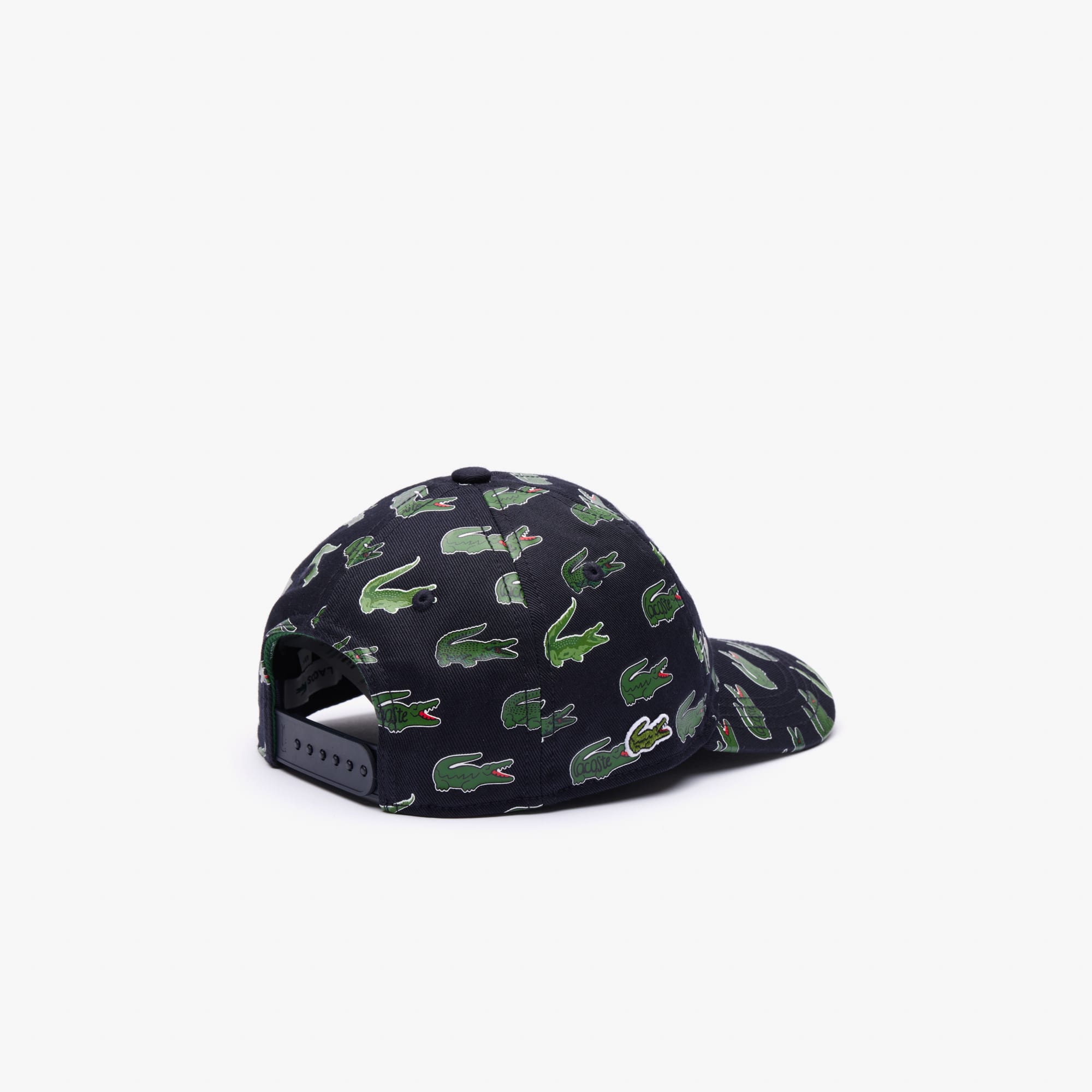 Casquette à imprimé signature en coton Casquettes & Bonnets - Bleu - Lacoste - Enfant