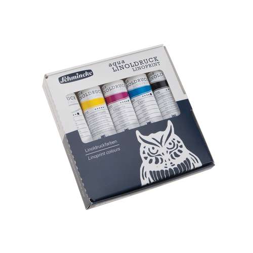 SCHMINCKE Aqua Linoldruckfarben, Set