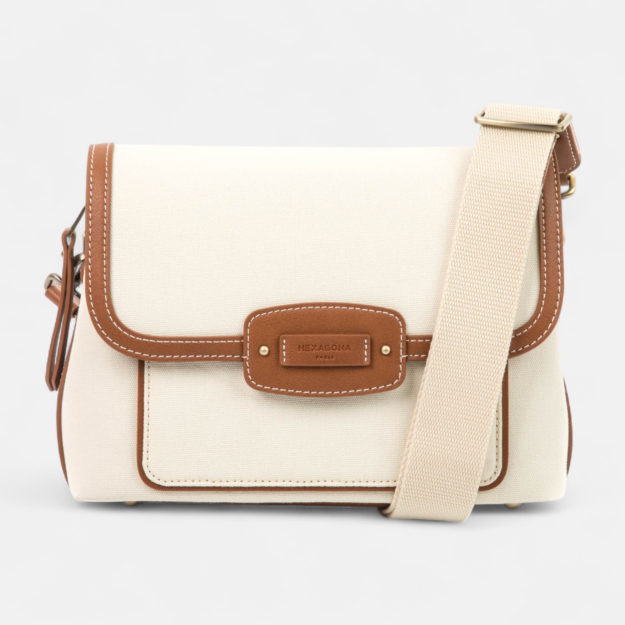 Sac bandoulière beige