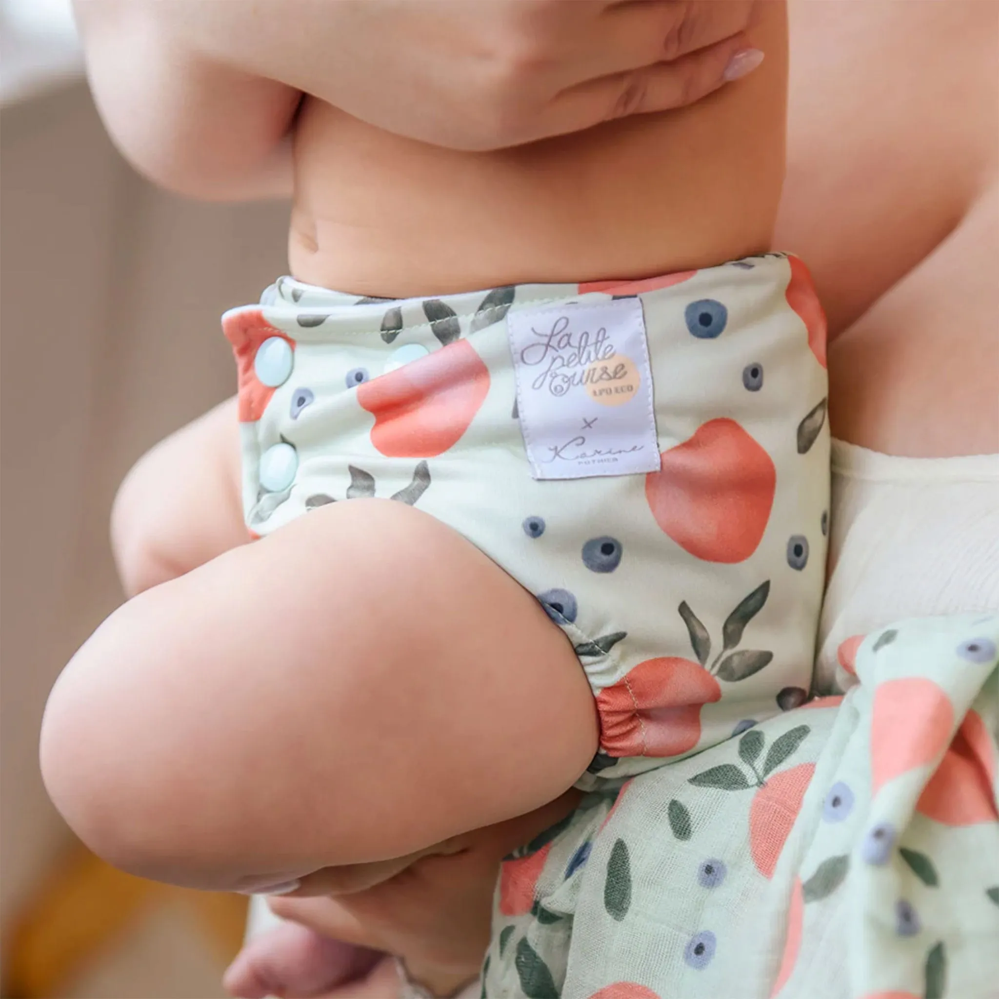 La Petite Ourse Couche Lavable 10-35lb - Fraîcheur (LPO x Karine Pothier)