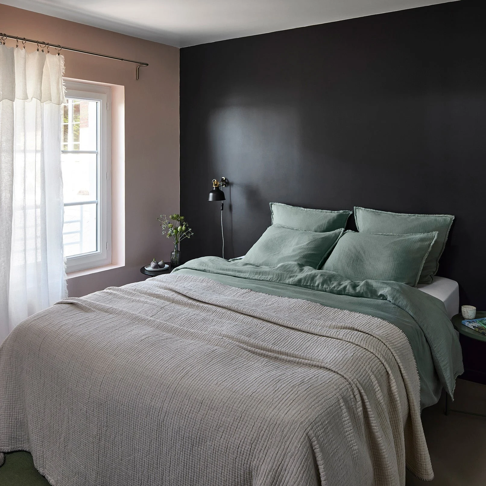 LOU - Housse de couette | Vert