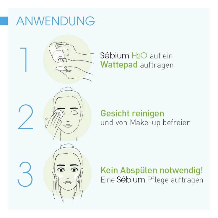 Bioderma Sebium H2O Reinigungslösung für fettige, unreine Haut, 500 ml