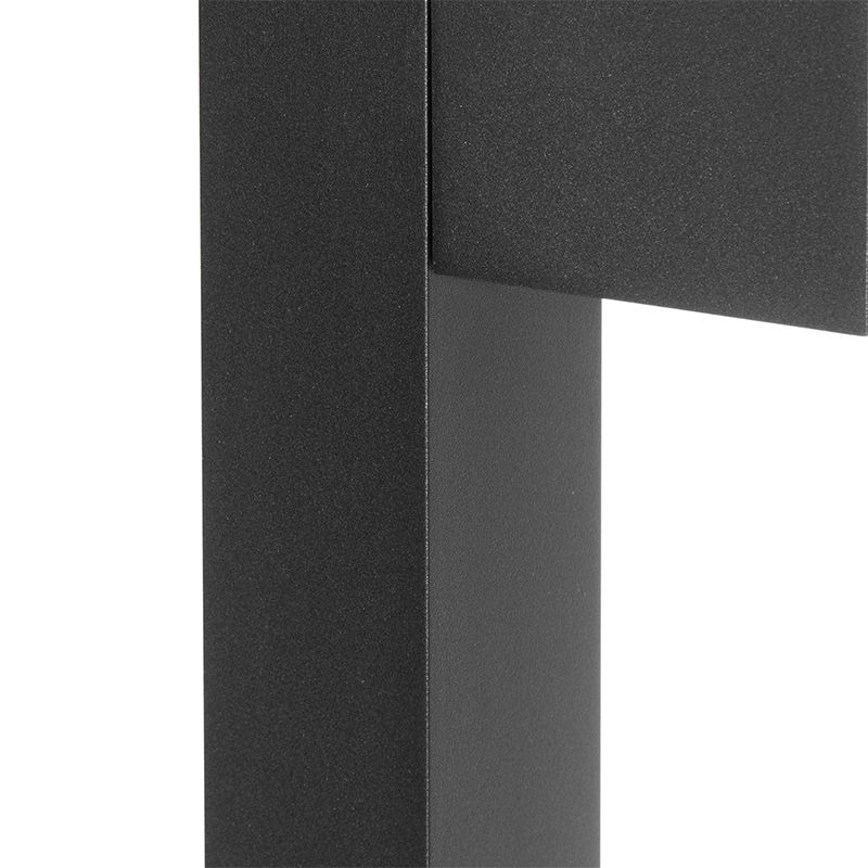 Set van 3 smart staande buitenlampen zwart 65cm IP44 - Baleno