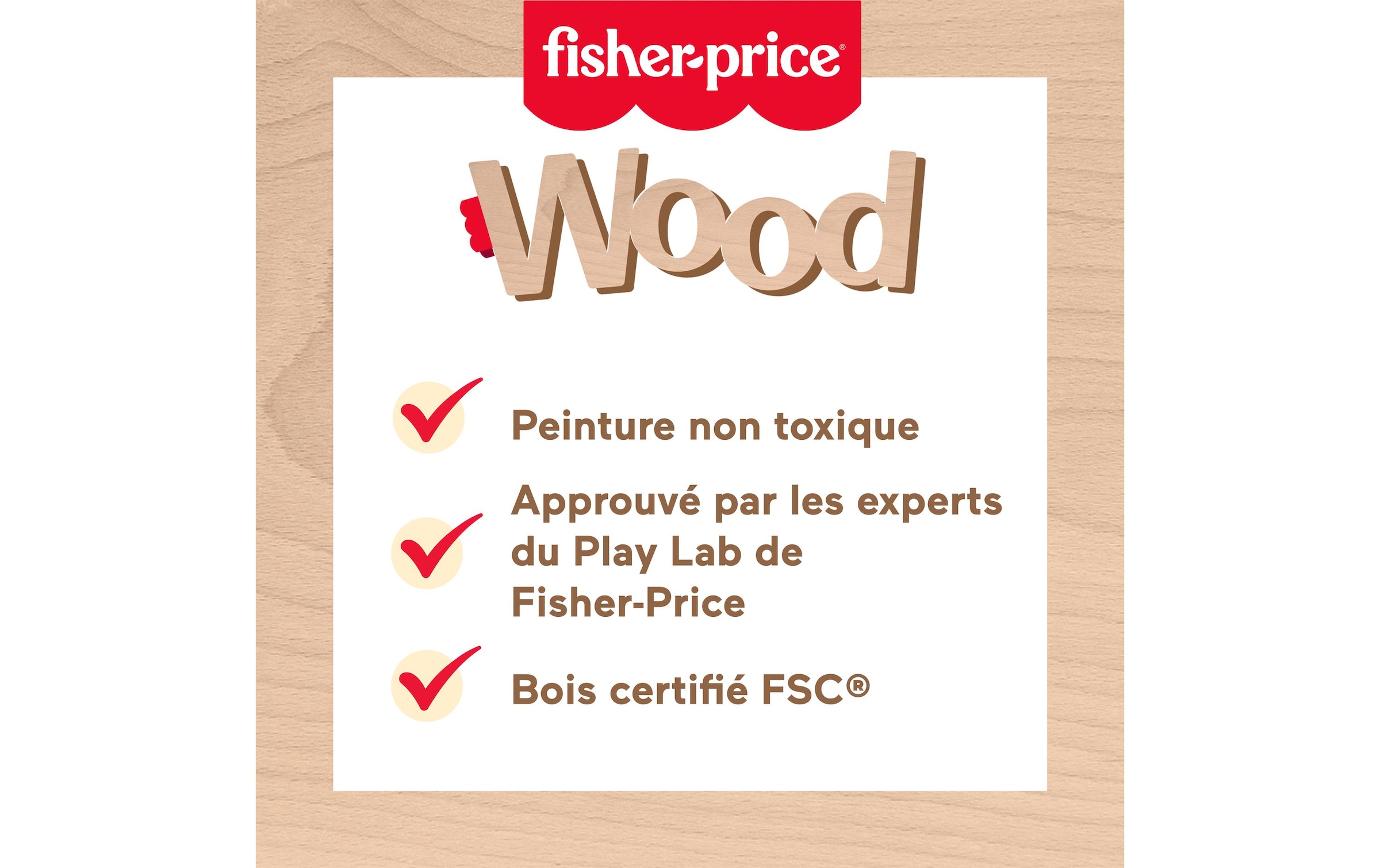 Fisher-Price® Puzzle »aus Holz«